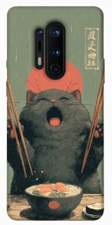 Чехол на OnePlus 8 Pro Hungry Cat фото 1 из 1