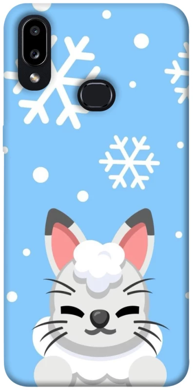 Чохол на Samsung Galaxy A10s Adopt Me Snow Kitty Smile фото 1 з 1