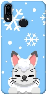 Чохол на Samsung Galaxy A10s Adopt Me Snow Kitty Smile фото 1 з 1