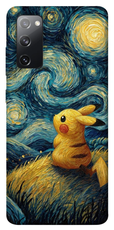 Чохол на Samsung Galaxy S20 FE Pikachu and Van Gogh фото 1 з 1