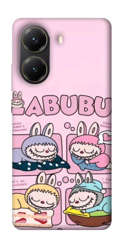 Чохол на Xiaomi Poco X7 Pro Labubu Dreams Collage фото 1 з 1