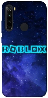 Чохол на Xiaomi Redmi Note 8 Roblox Space Logo Blue фото 1 з 1