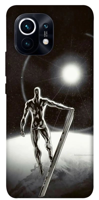 Чохол на Xiaomi Mi 11 Срібний серфер фото 1 з 1