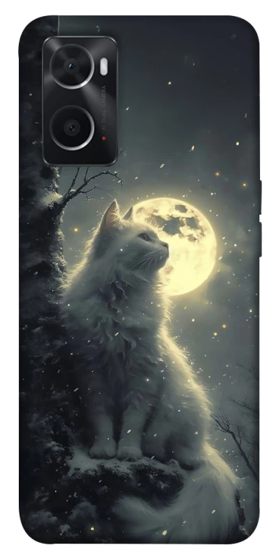 Чохол на Oppo A76 4G Кіт під місяцем фото 1 з 1