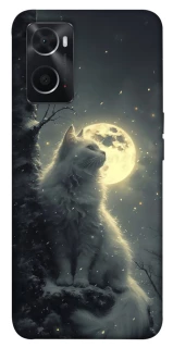 Чехол на Oppo A76 4G Кот под луной фото 1 из 1
