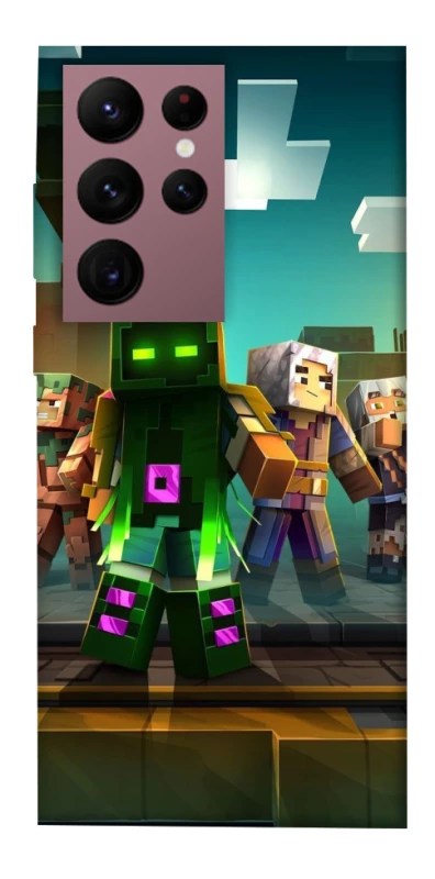 Чохол на Samsung Galaxy S22 Ultra Minecraft dungeon фото 1 з 1