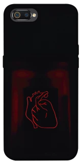 Чехол на Realme C2 Красное сердце фото 1 из 1