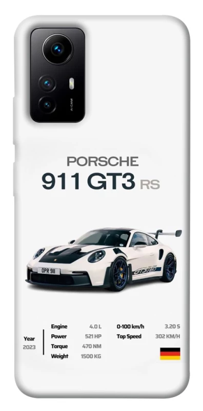 Чехол на Xiaomi Redmi Note 12S Porsche 911 GT3 фото 1 из 1
