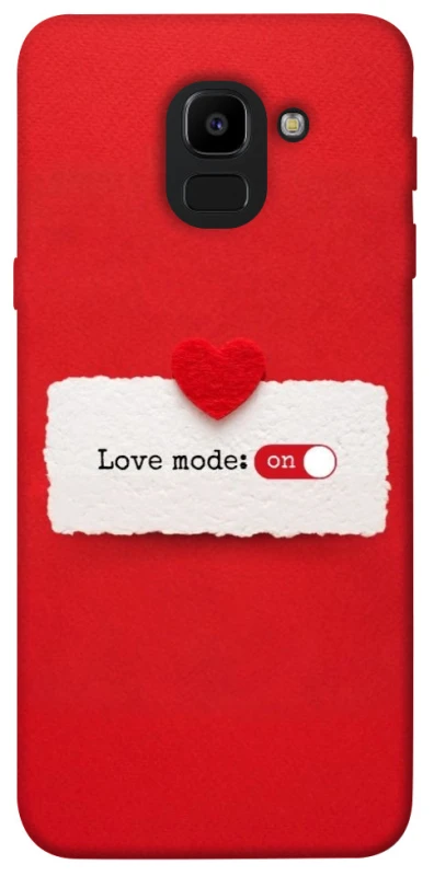 Чохол на Samsung J600F Galaxy J6 (2018) Love Mode ON фото 1 з 1