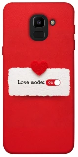 Чохол на Samsung J600F Galaxy J6 (2018) Love Mode ON фото 1 з 1