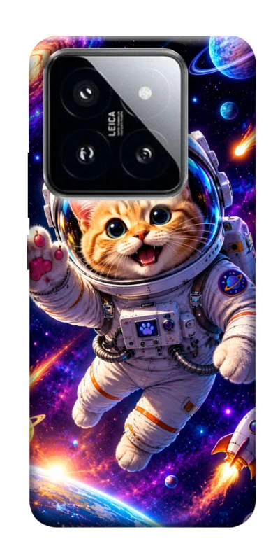 Чохол на Xiaomi 14 Pro Space Cat фото 1 з 1