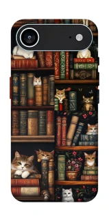 Чехол на Apple iPhone 17 Air (6.5") Cats & Books фото 1 из 1