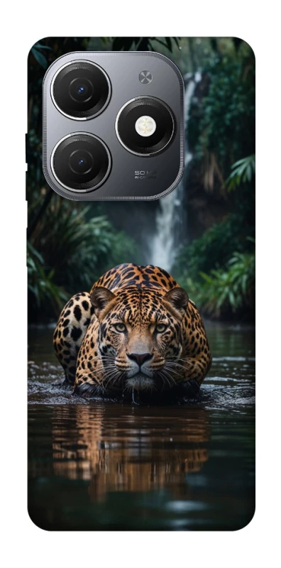 Чохол на TECNO Spark 20 Leopard in water фото 1 з 1