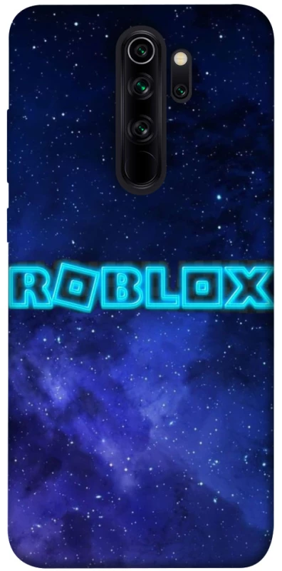 Чехол на Xiaomi Redmi Note 8 Pro Roblox Space Logo Blue фото 1 из 1