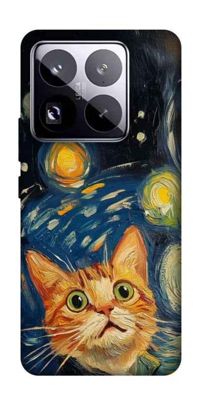 Чехол на Xiaomi 15 Pro paint cat фото 1 из 1