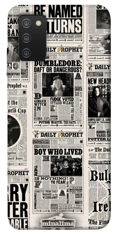 Чехол на Samsung Galaxy A03s Harry Potter newspaper фото 1 из 1