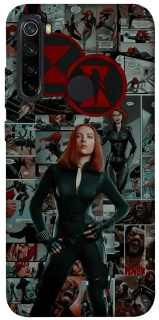 Чехол на Xiaomi Redmi Note 8 Black Widow фото 1 из 1