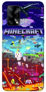 Чехол на Oppo A74 4G Minecraft world фото 1 из 1