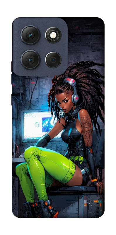 Чохол на Motorola Moto G86 Cyber girl фото 1 з 1