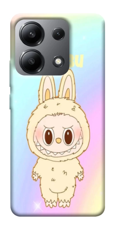 Чехол на Xiaomi Redmi Note 13 4G Fluffy Rainbow Labubu фото 1 из 1