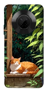 Чехол на Huawei Y9a red cat фото 1 из 1