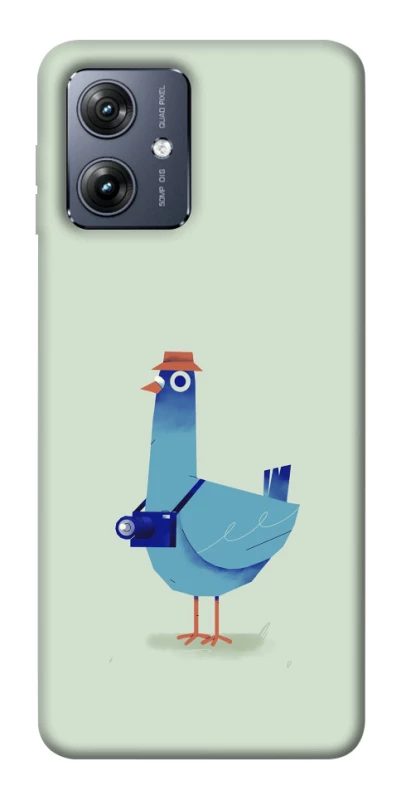 Чохол на Motorola Moto G54 Голуб-детектив фото 1 з 1