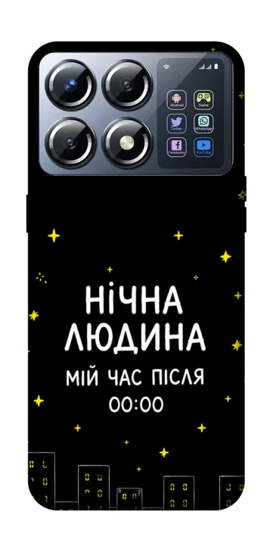 Чехол на Xiaomi POCO X8 Pro Нічна людина фото 1 из 1