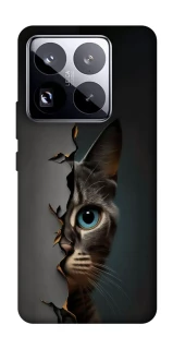 Чехол на Xiaomi 15 Pro Кот-подглядыватель v2 фото 1 из 1