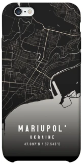 Чехол на Apple iPhone 6/6s (4.7") Mariupol map фото 1 из 1