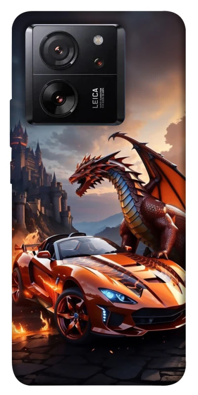 Чехол на Xiaomi 13T Pro Сar and dragon фото 1 из 1