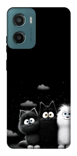 Чехол на Motorola Moto G06 Three Cats фото 1 из 1