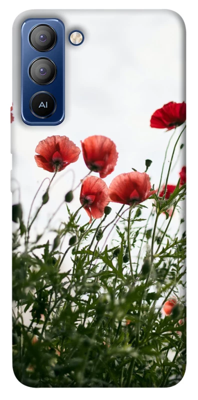 Чехол на TECNO Pop 5 LTE Поле маков фото 1 из 1