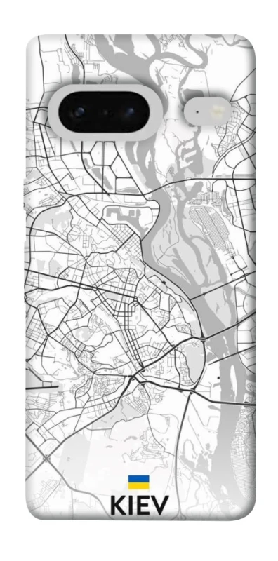 Чохол на Google Pixel 7 Kiev white map фото 1 з 1