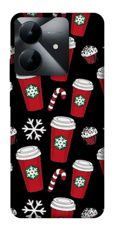Чехол на Realme Note 60x Новогодний v40 фото 1 из 1