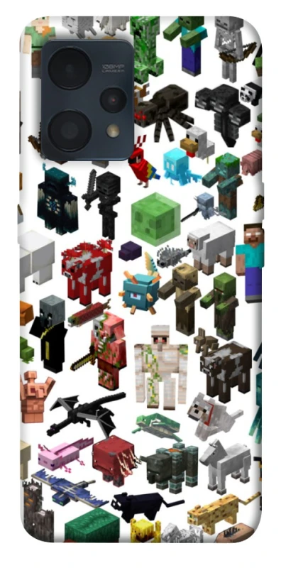 Чохол на Realme 9 4G / 9 Pro+ Minecraft v4 фото 1 з 1