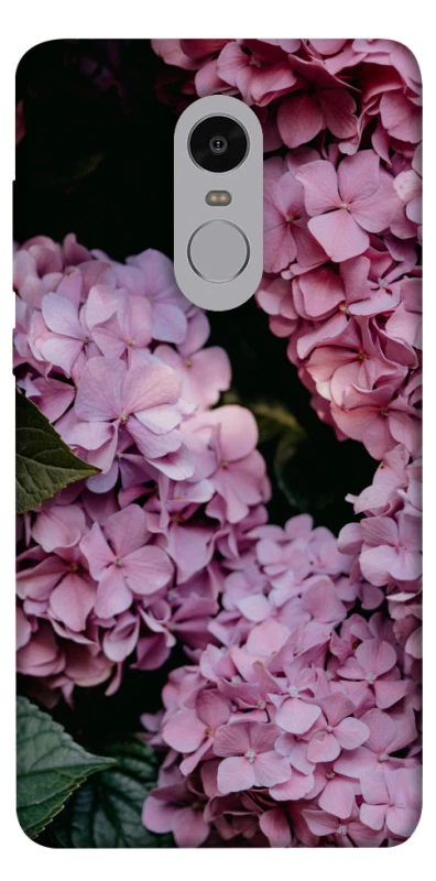 Чохол на Xiaomi Redmi Note 4X / Note 4 (Snapdragon) Рожеві гартензії фото 1 з 1