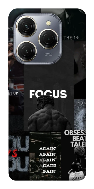 Чехол на TECNO Spark 20 Pro Focus collage фото 1 из 1