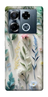 Чехол на Infinix Note 40 Pro 4G Floral design ver.3 фото 1 из 1