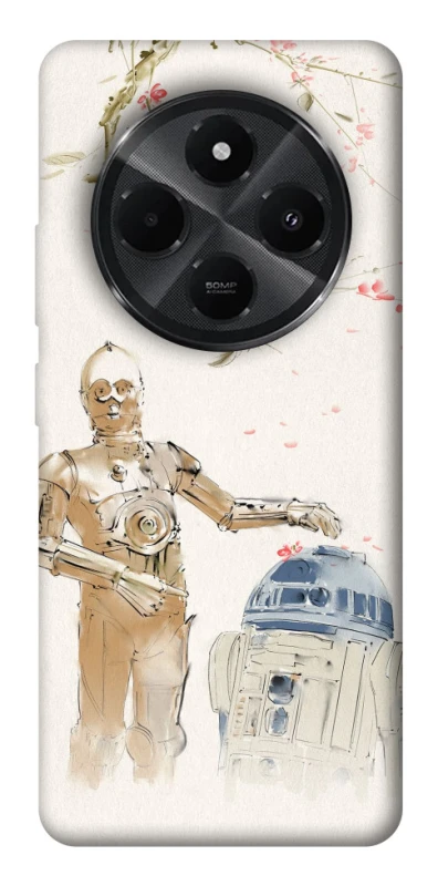 Чехол на Xiaomi Redmi A4 Star Wars robots фото 1 из 1