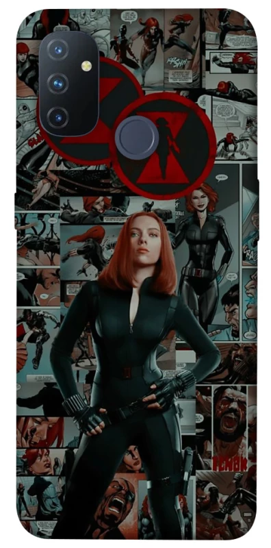 Чохол на OnePlus Nord N100 Black Widow фото 1 з 1