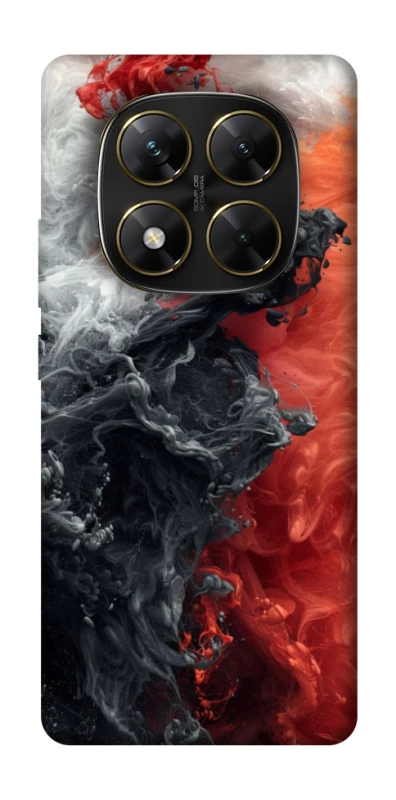 Чохол на Xiaomi Poco X7 Black and Red фото 1 з 1