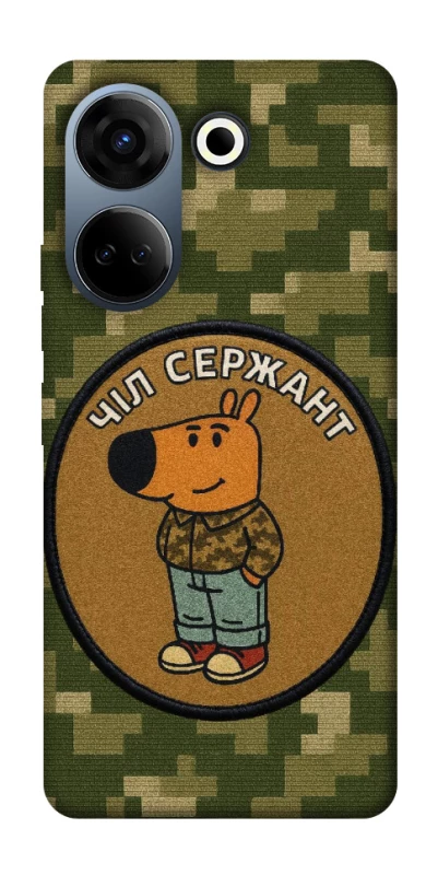 Чехол на TECNO Camon 20 Pro (CK7n) Чил сержант фото 1 из 1