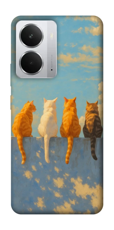 Чехол на Realme 14 cats on wall фото 1 Чехол на Realme 14 cats on wall фото 1 из 1