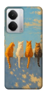 Чехол на Realme 14 cats on wall фото 1 Чехол на Realme 14 cats on wall фото 1 из 1