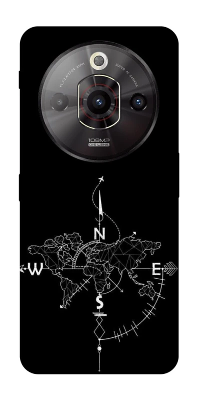 Чохол на ZTE Nubia Focus Pro Travel Map фото 1 з 1