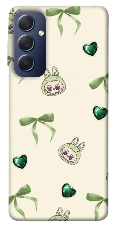 Чохол на Samsung Galaxy M54 5G Labubu Green Heart фото 1 з 1