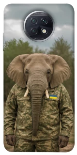 Чехол на Xiaomi Redmi Note 9 5G / Note 9T Слон защитник фото 1 из 1