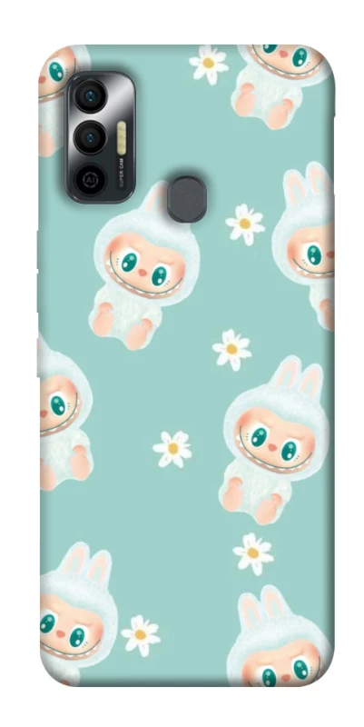 Чехол на TECNO Spark 7 Labubu Green фото 1 из 1