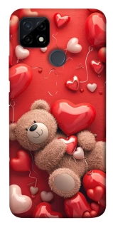 Чехол на Realme C21Y bear in hearts фото 1 из 1