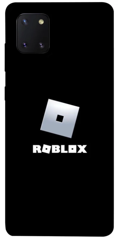 Чохол на Samsung Galaxy Note 10 Lite (A81) Roblox logo black фото 1 з 1